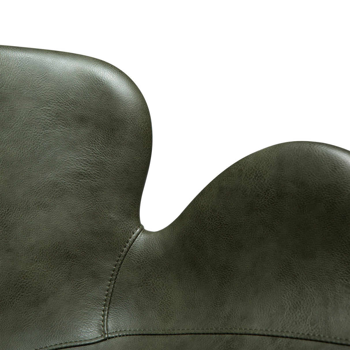 Gaia Stol Vintage Green Art.Leather, Black