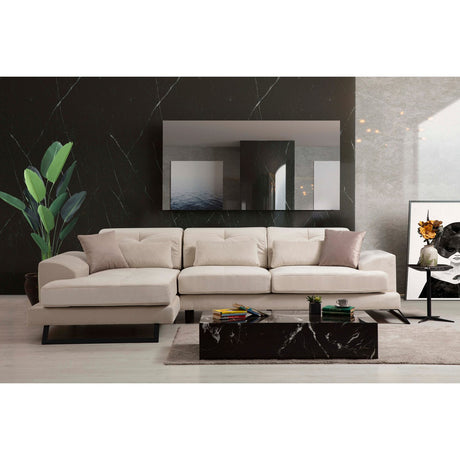 Casablanca Corner (190-308 x 100 x 92 cm) Ecru Hörnsoffa Vänster