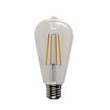 Glödlampa E27 LED ST64 Glödlampa Klar