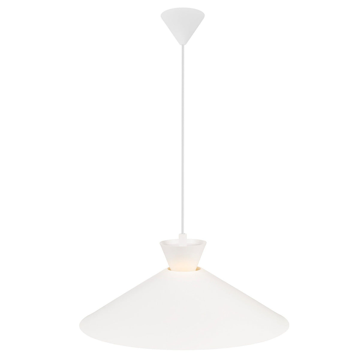 Dial Taklampa 45 cm, Vit