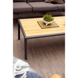 Gordon Soffbord 140x65 cm Antracit/Teak