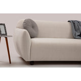 Bergen (223 x 83 x 86 cm) Creme 3-sitssoffa