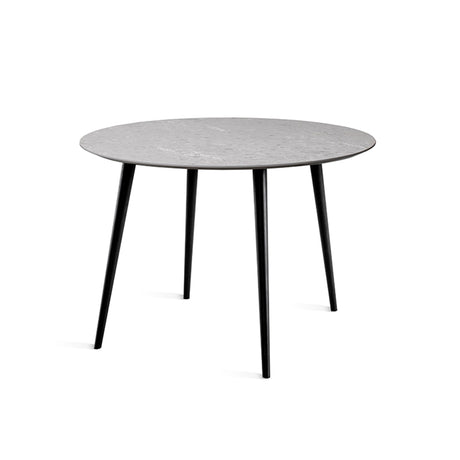 Miles Matbord Ø 110 cm Sandstenslaminat, Fyra träben