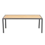 Gordon Soffbord 140x65 cm Antracit/Teak