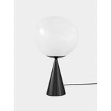 Melt Cone Fat Bordslampa Opalescent/Black