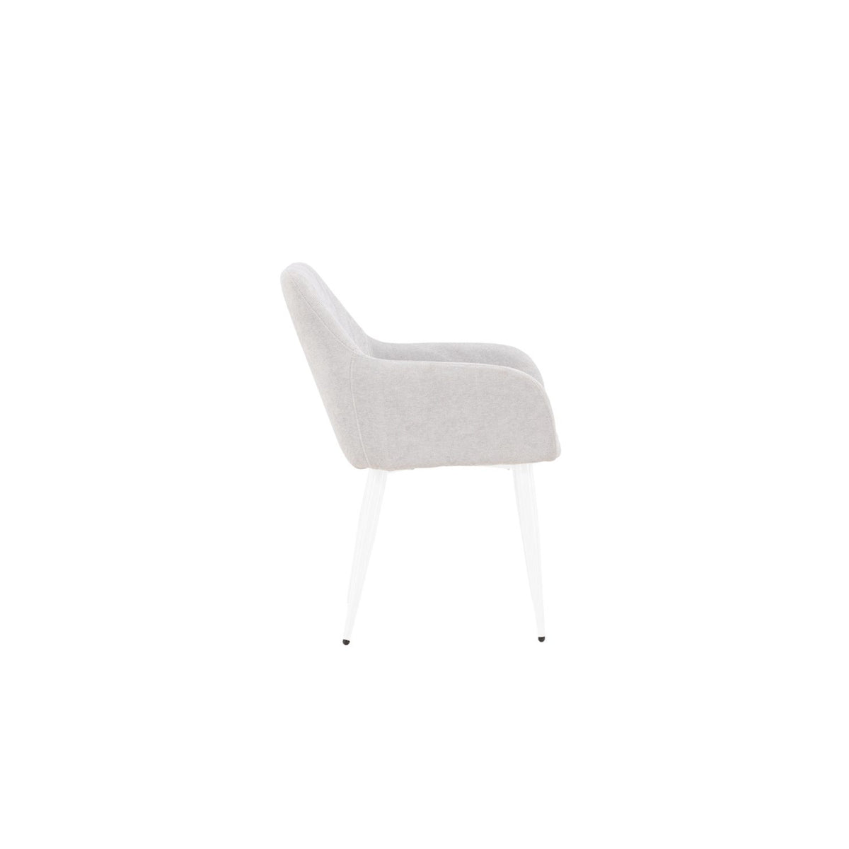Comfort Matstol Ljusgrå, Polyesterlinne