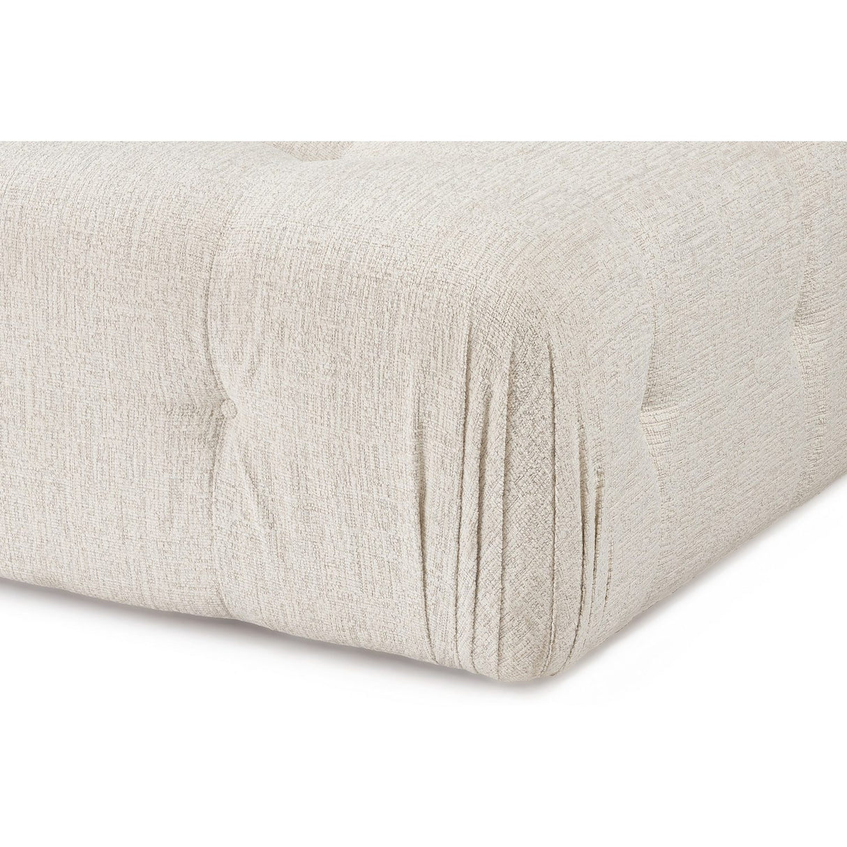 Tallinn 3-sits med puff (300-200 x 100 x 80 cm) Hörnsoffa Creme