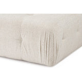 Tallinn 3-sits med puff (300-200 x 100 x 80 cm) Hörnsoffa Creme
