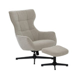 Weston Snurrfåtölj med Pall Beige