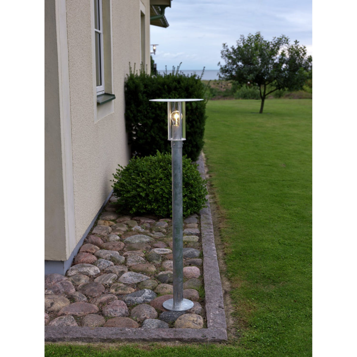 Mode Galvaniserad Lyktstolpe Låg (1.11m), E27