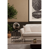 Muscat (230 x 100 x 96 cm) Vit 3-sitssoffa