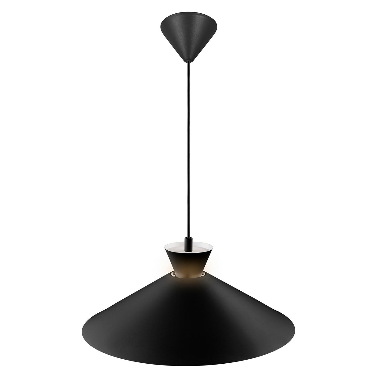 Dial Taklampa 45 cm, Svart