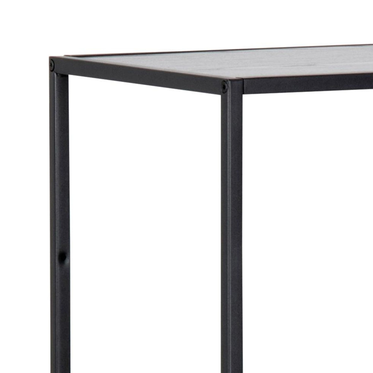 Seaford Bokhylla Asymmetrisk 114x77x35 cm Svart