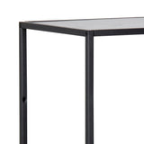 Seaford Bokhylla Asymmetrisk 114x77x35 cm Svart