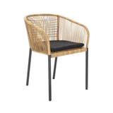 Delta Karmstol Antracit/Teddy Black Natur