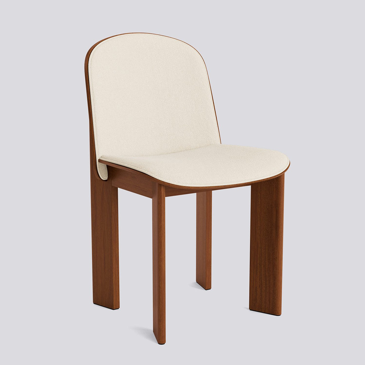 Chisel 65 Stol lackerad valnötsfaner, Turf Cream