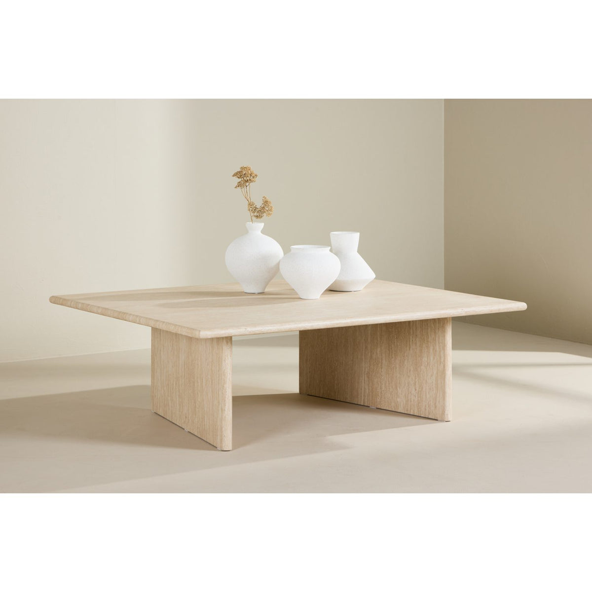 Skagen Soffbord Beige, 120 x 100