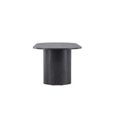 Grundsund Rektangulärt matbord Svart, 220 x 100 x 75