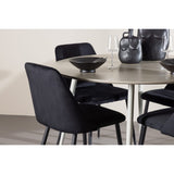 Plaza, Night Rund matgrupp Svart, Beige, ⌀120