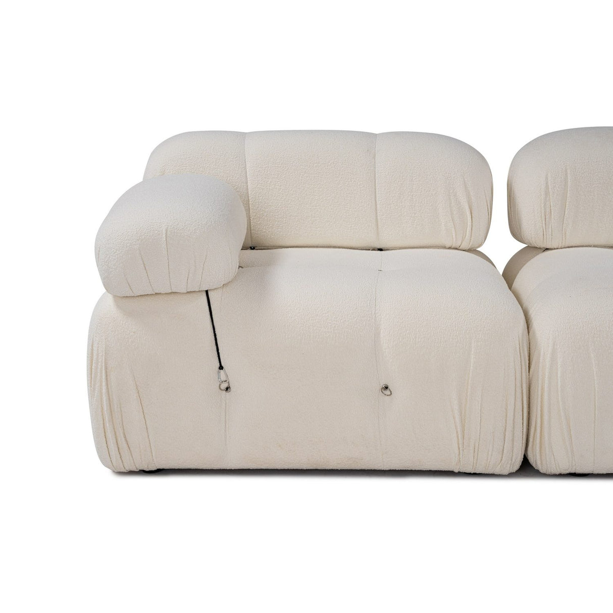 Quito 3-sits (288 x 95 x 75 cm) 3-sitssoffa Vit