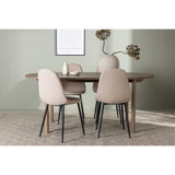 Andy, Polar Oval matgrupp Beige,Svart, Natur, 180 x 90