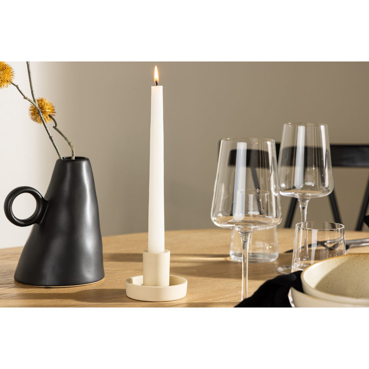 Ceco Ljusstake Beige, Color Clay