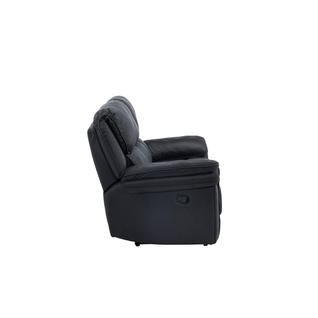 Saranda Reclinersoffa Svart, 3-Sits Soffa