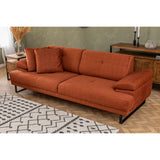 Quito (239 x 99 x 83 cm) 3-sits bäddsoffa Orange