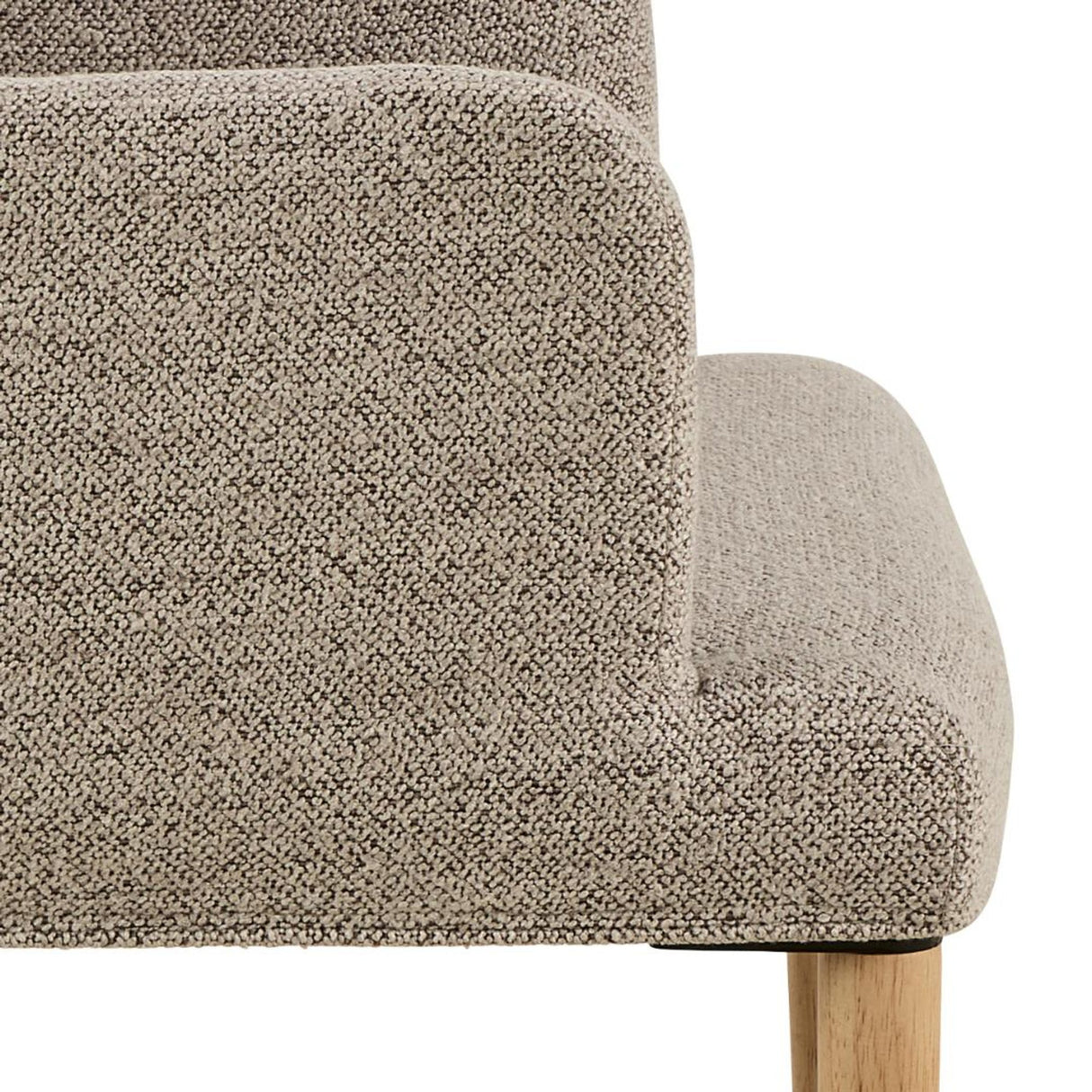 Zoe Matstol med Armstöd Monza tyg Beige