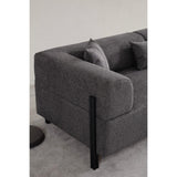 Doha 3-sits (225 x 93 x 75 cm) 3-sitssoffa Antracit