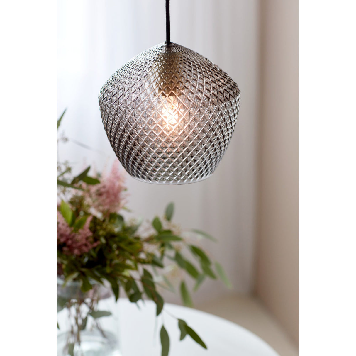 Orbiform Grå Taklampa
