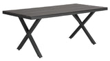 Leone Bord 200x100 cm Svart/Grå