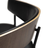 Crib Stol Vintage Black, Walnut