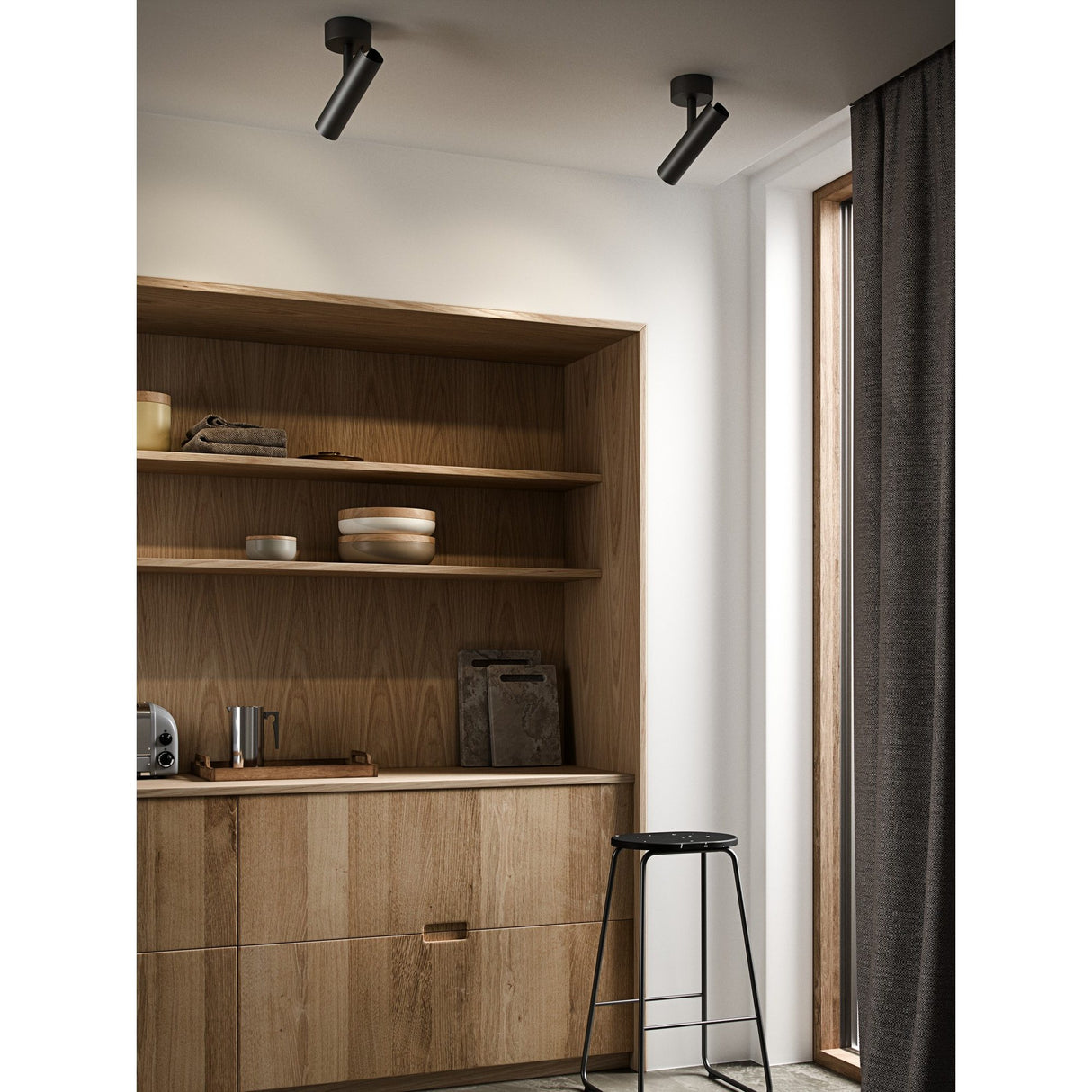 Mib Plafond Svart
