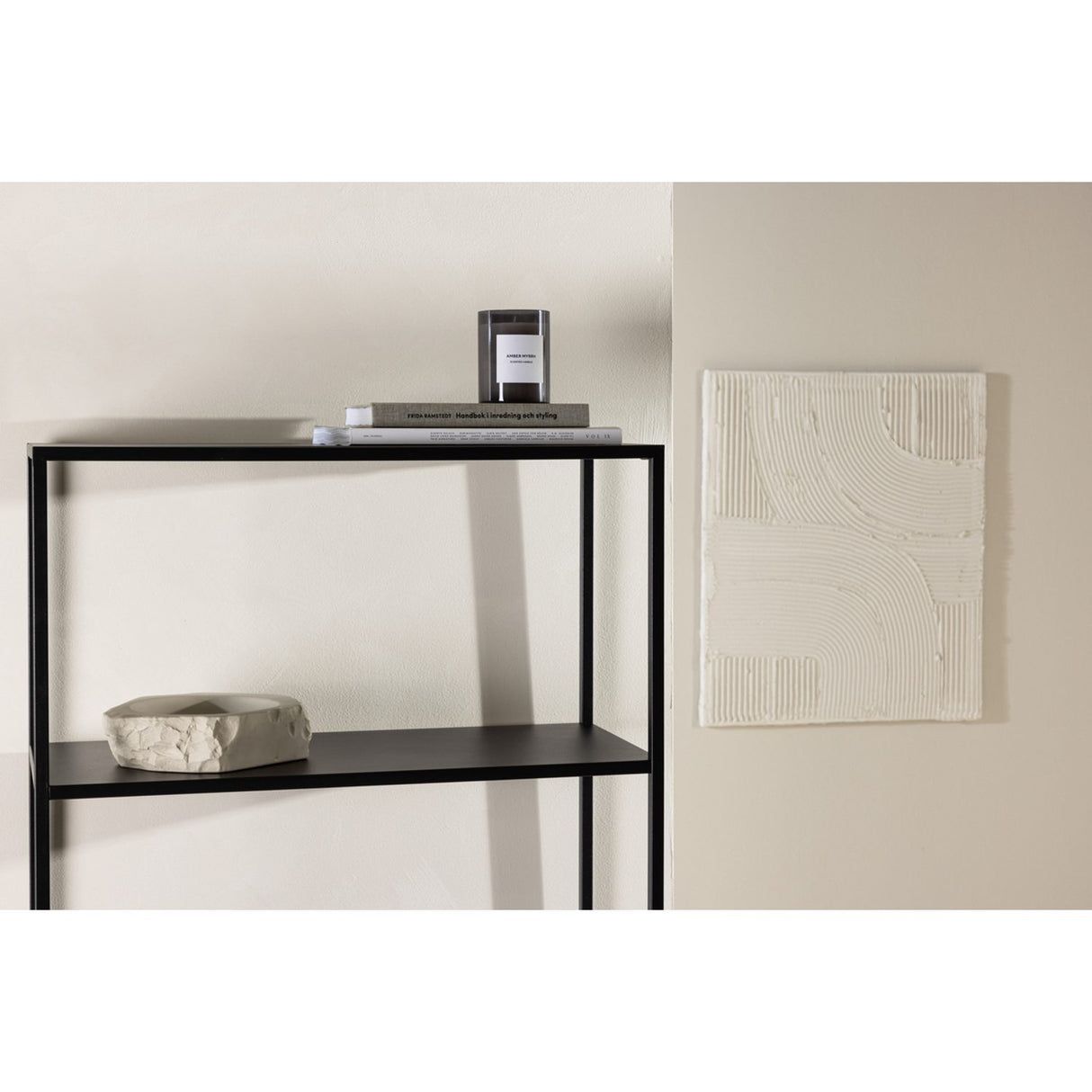 Montevideo Hylla Svart, 70 x 150