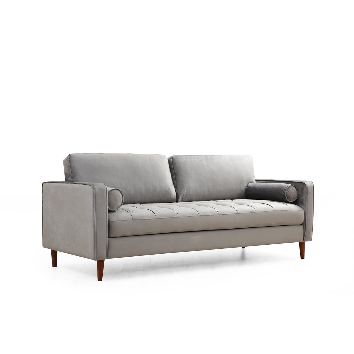 Rom (215 x 90 x 70 cm) 3-sitssoffa Ljusgrå