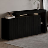 Cork (170 x 80 x 35 cm) Konsolbord Wood Black