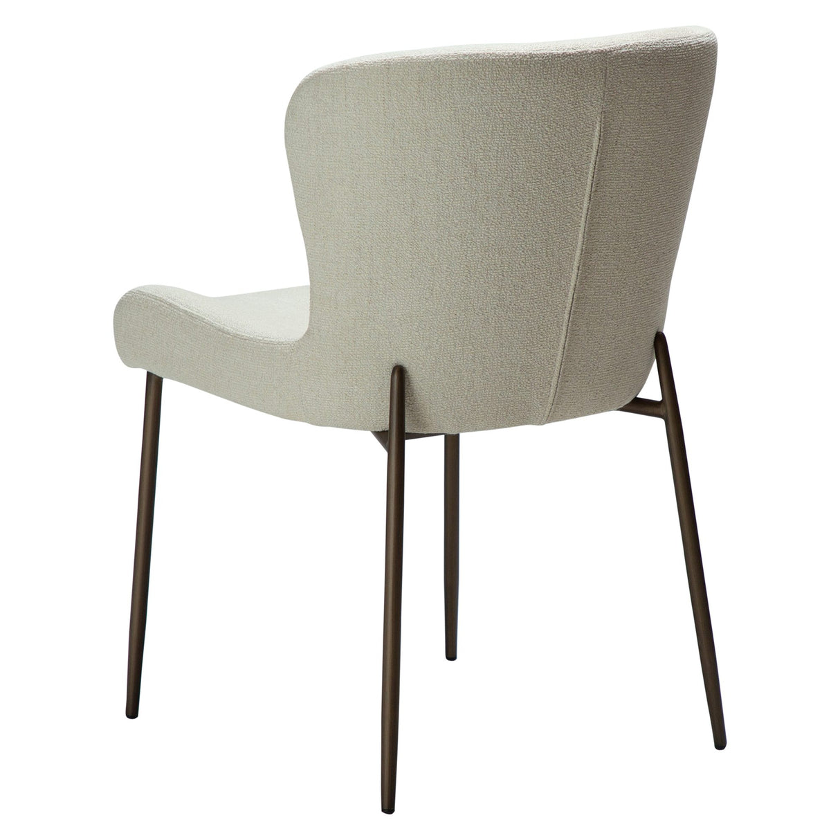 Glam Stol Bone White, Antique Brass