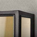 Carpi E27 Vägglampa Ute Svart/Mässing, Medium (18 cm)