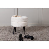 Pot Puff Svart, Polyester teddy