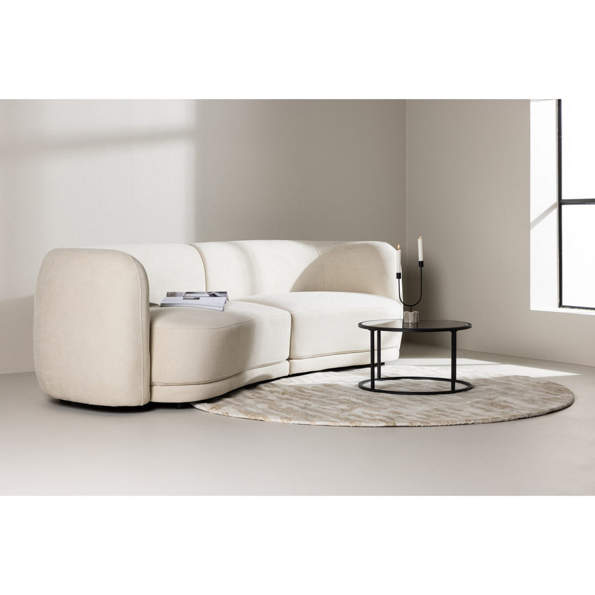 Cielo 3-sitssoffa Svart