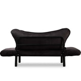 Chatto (150 x 70 x 75 cm) Svart 2-sits bäddsoffa