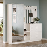 Zelino (187,2 x 180 x 37,5 cm) Hallstativ Vit