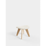 Slab Ottoman Natural Elle Bright White