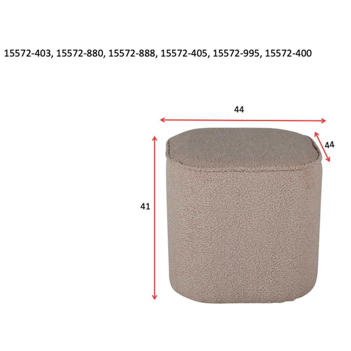 Piff Puff Vit, Polyester teddy