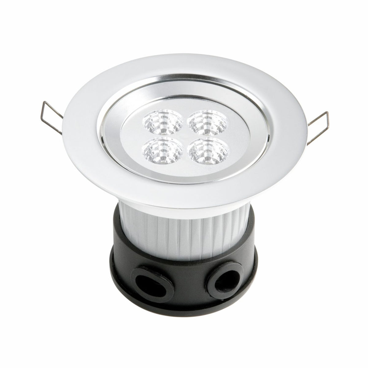 Infälld HP-LED Silver Taklampa Ute