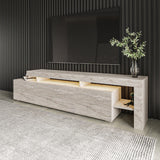 Helsingfors (192 x 53 x 37 cm) travertin TV-bänk