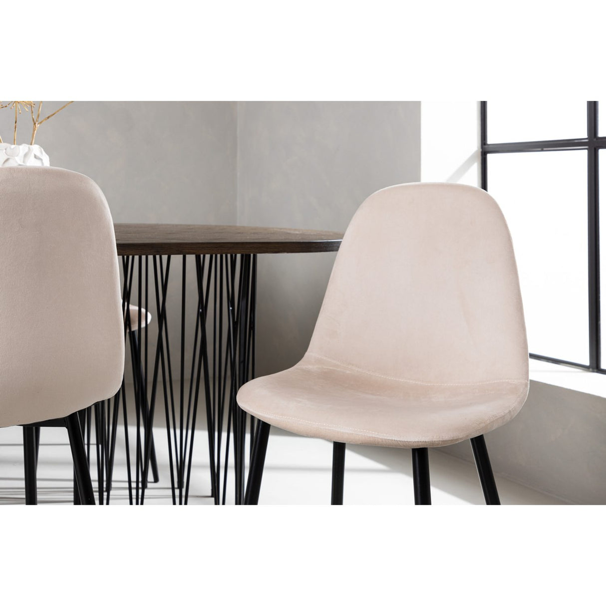 Stone, Polar Oval matgrupp Beige, Svart, Svart, Mocka, 220 x 100
