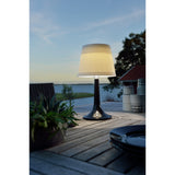 Assisi Solcell LED Bordslampa Ute Svart