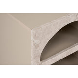 Graz (50 x 40 cm) Nattduksbord Travertinmarmor sandsten